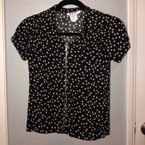 Vintage flower blouse